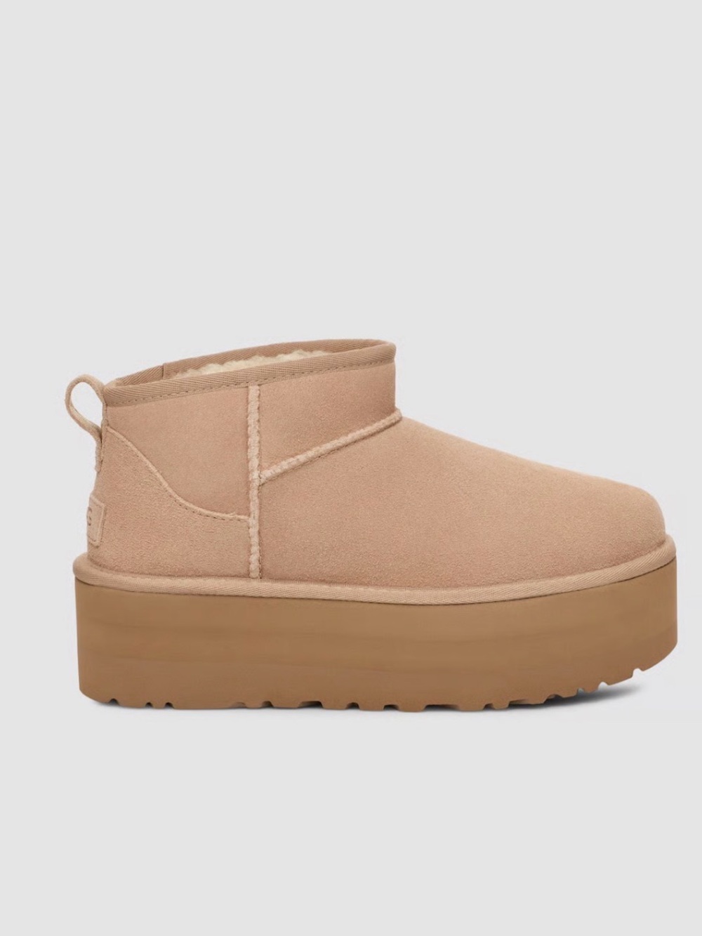 UGG Mini Platform Bootie in Sand